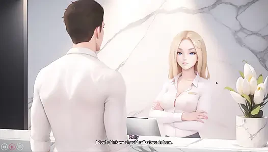 Animation MILF Gives the Newcomer Guy a Gentle, Passionate Hotel Welcome