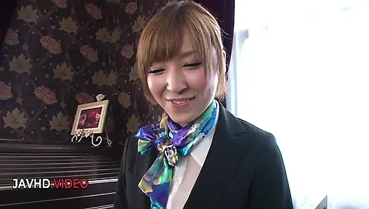 Shiina si cewek sange hikaru lagi asik nyepong kontol di seks threesome super hot