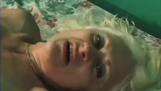 Mature couple pussy fucking and fingering in the bedroom, with cum in mouth