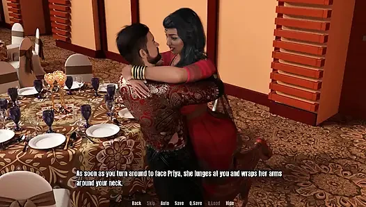Omas haus: indische reife MILF und jüngerer mann auf hochzeits-episode 45