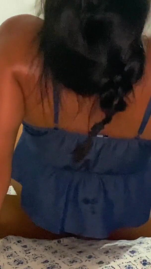 Fuck me nice baby that's why I wore this thong I'm in a hurry | Clip 1