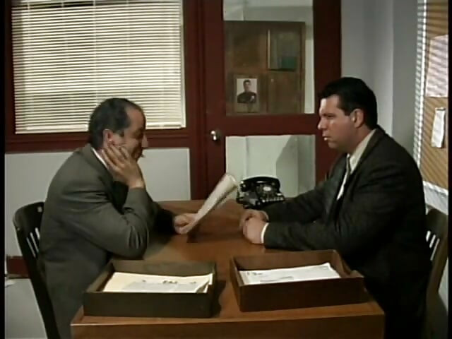 Steamy redhead with great tits suspected of fucked in interrogation room