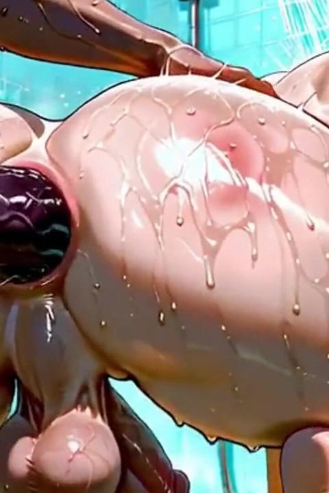 Sissy PAWG with Her Assholes Fucked Until They Swell up. 3D Hentai Animation.