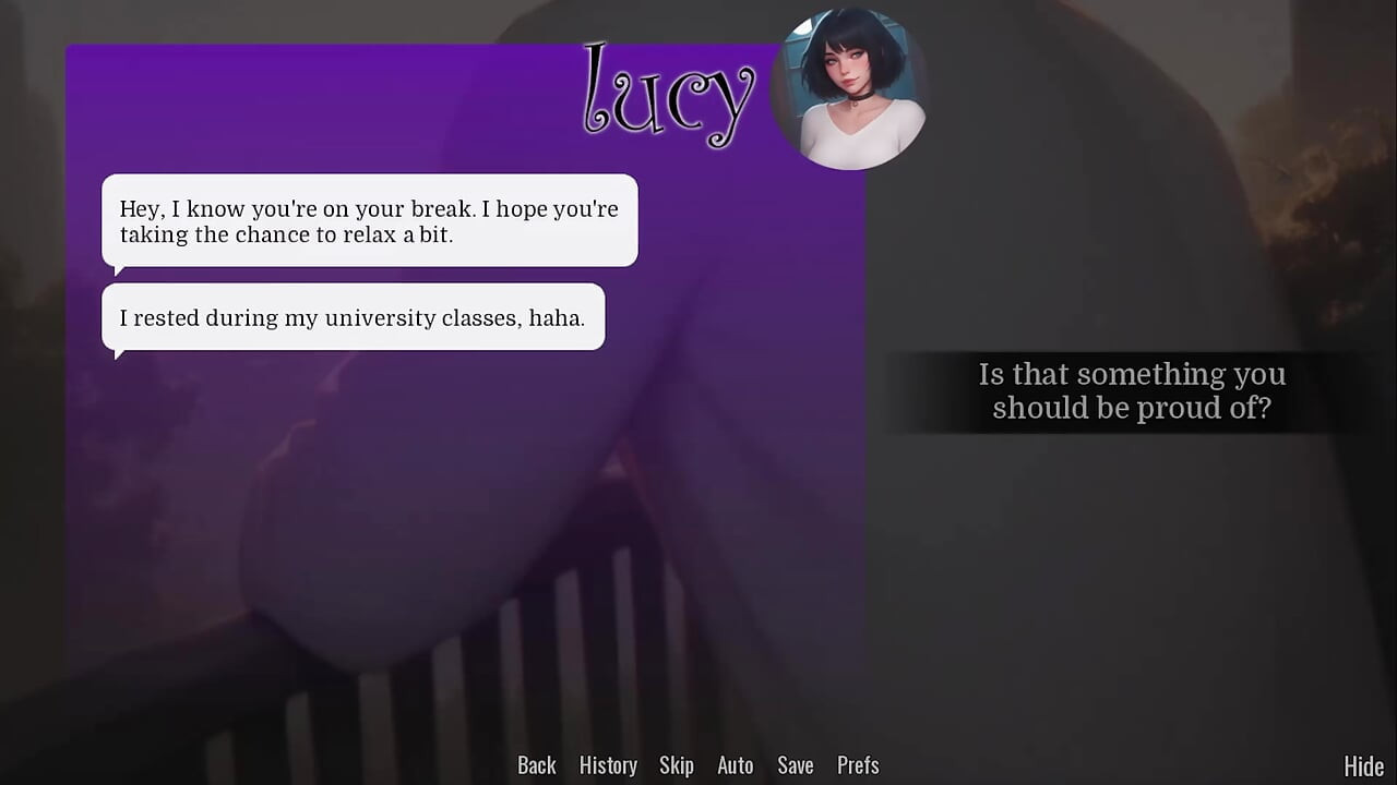 Lucy bị ám ảnh - làm tình trong hẻm - đó có phải là một cái cắm mông không?