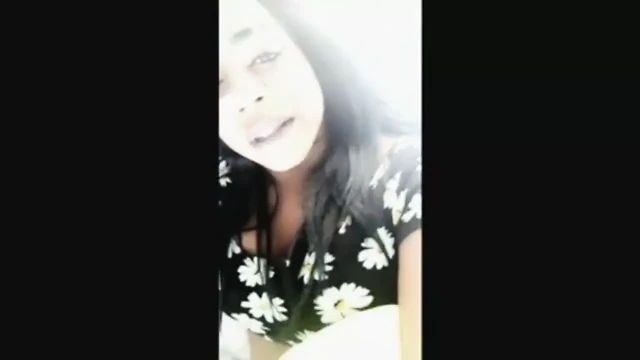 Busty black girlfriend homemade