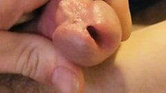 Gaping my urethra cock hole