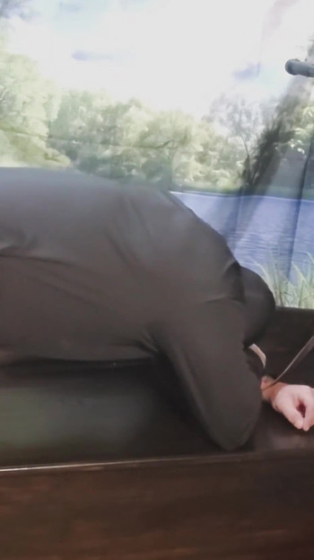 Emotional moment from "Destroying his asshole"