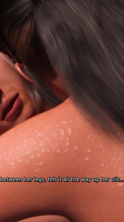 Emotional moment from "Stepsister: "Stepbro! I Need Your Cum. Use My Big Ass And Cum On It!" - Life in Santa County (LISC)"