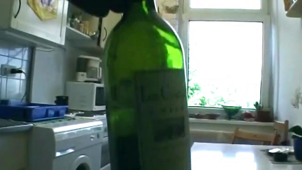 Blonde Amateur Deepthroats Cock Then Bottles Pussy