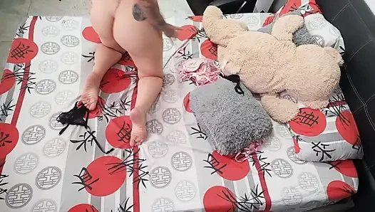 I finger my pussy thinking about my lover.