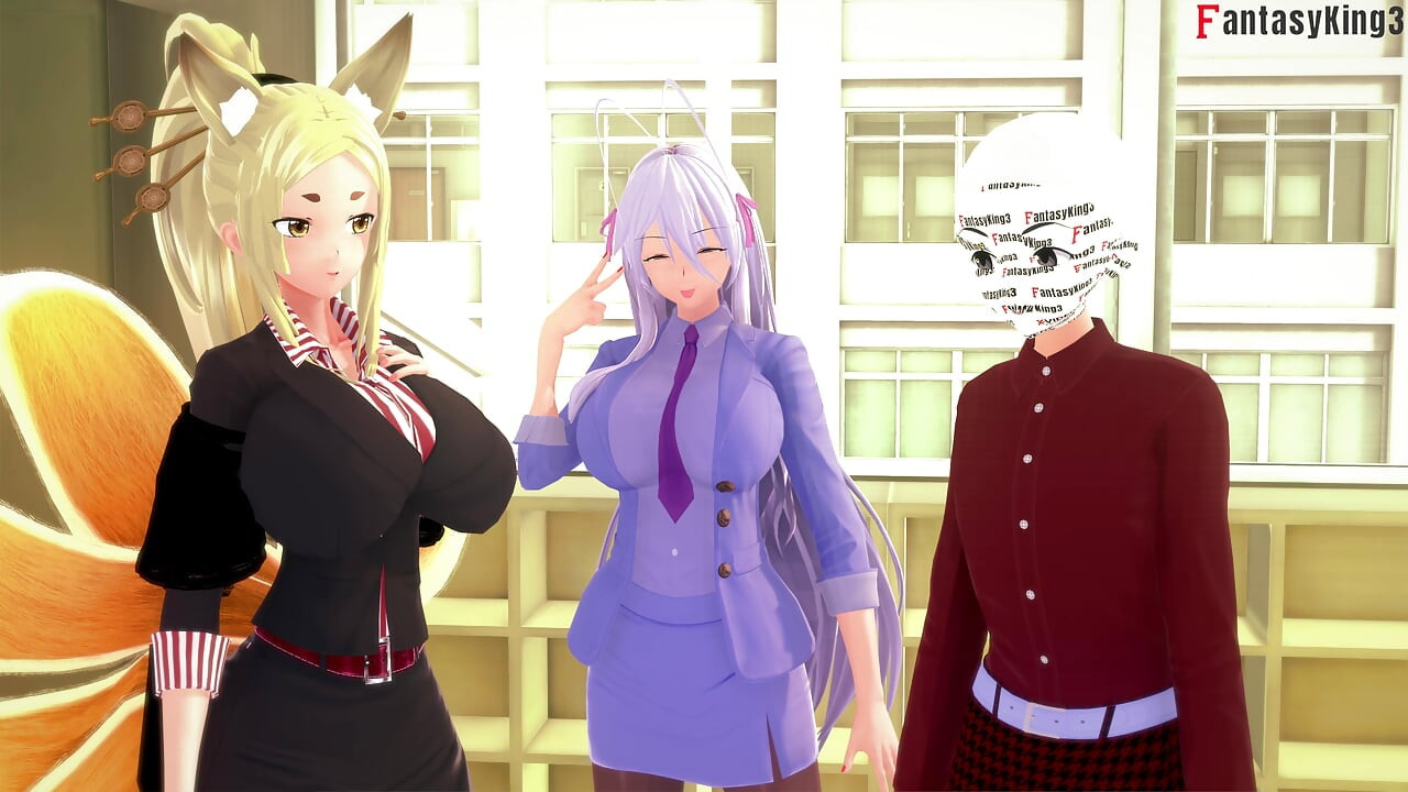 हॉट टीचर Rossweisse मुझे चोदने के लिए अपने घर आमंत्रित करती है - Hs Dxd Ntr Madness 13