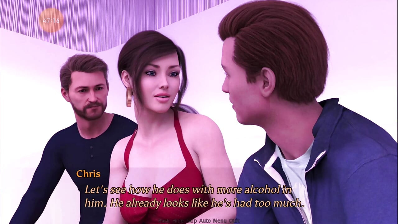 완벽한 결혼 #12 - 알렉시아는 데이비드에게 젖탱이를 보여주고 무슨 일이 일어났습니다.