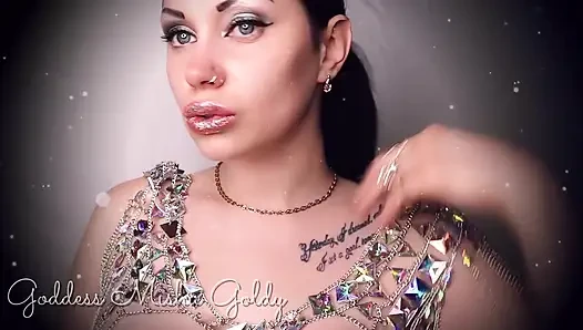 You can't say no to my shiny full lips and breast! JOI