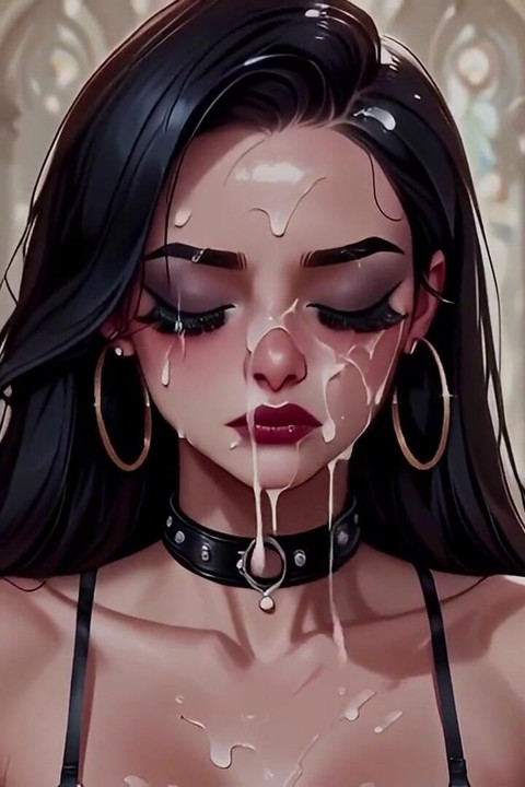 Victorian Goth Chick Sucks & Fucks in Mansion Ai