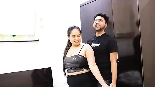 Indian Desi Honeymoon Couple Fucked Hardcore in Their First Night in Hotel Room