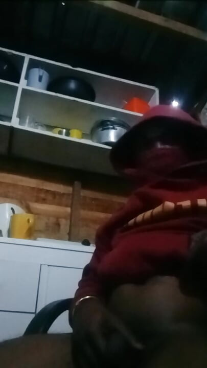 Kitchen masturbation