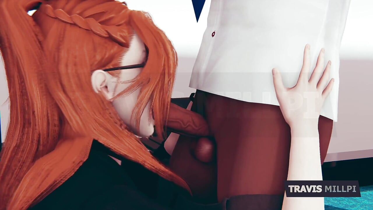 Office Seduction with Busty Redhead Secretary After Hours Punishment