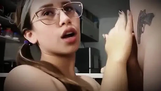 Deep Blowjob with a Beautiful Horny Latina