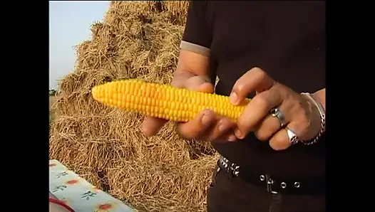 Wonderful Young Girl with Big Nipples Tied up and Cumshot on Pussy by Bi...