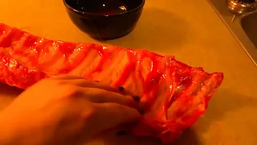 Растираю тебя как кусок мяса, хмель Eyou, как мое прикосновение