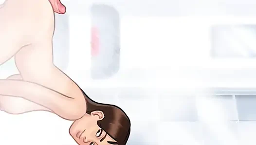 Skyler ngentot saudara tirinya di kamar mandi sama kontol ngaceng