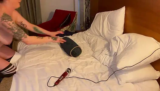 Dirty hotel fucking playing teasing