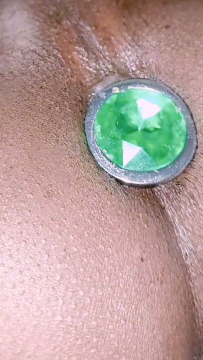 Tiny dick sissy pissing like a slave in chastity cage and butt plug try to scape chastity cage later | Clip 1