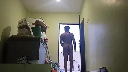 Çıplak aktör sabah boşalması