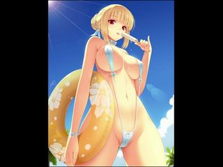 Niji, fille en bikini, illustrations3