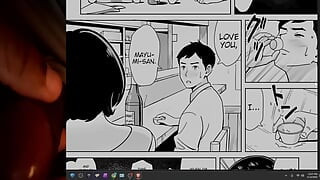 Isteri montel yang bagus di restoran dengan tubuh yang lazat