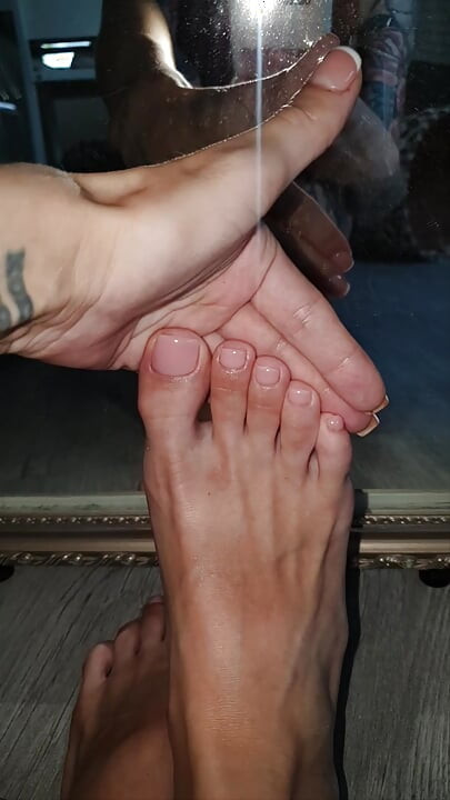 Tender Sweet Feet in the Mirror