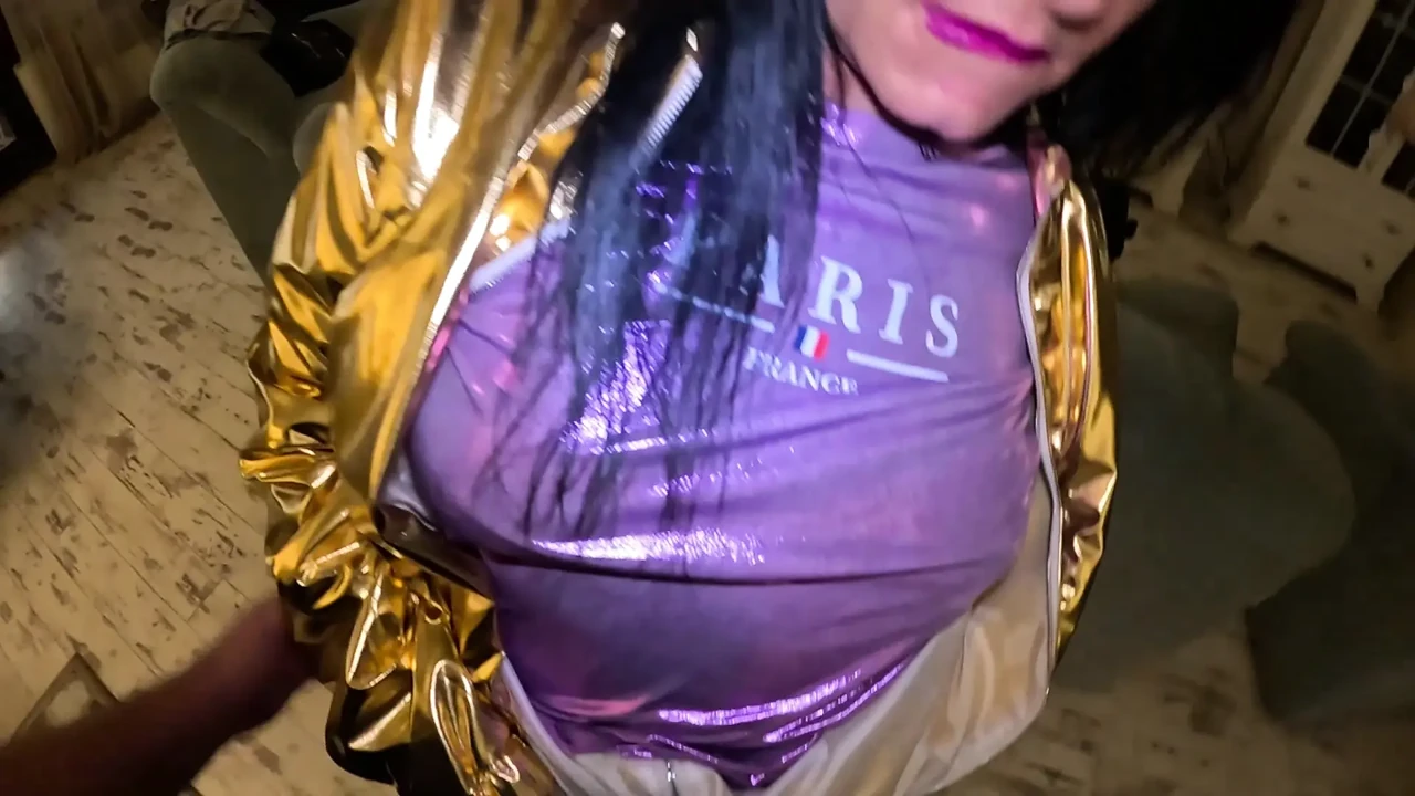 Shiny Cameltoe Tease, Hard Spanking, Deep Blowjobs & Rough Doggy with Double Cumshot 302