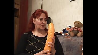 BBW enjoys getting toyed and screwed by her man