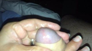Wife Jerking my soft cock