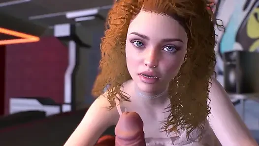 3D Nahaufnahme handjob eines süßen teenagers aus: Thescenes