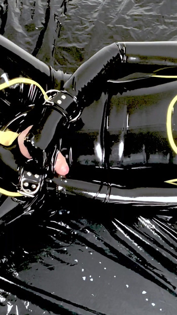 Jaw-dropping moment from "Rubber Gimp Milking!"