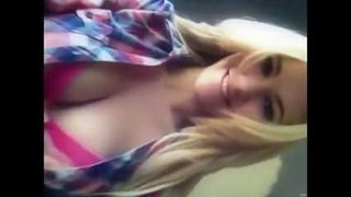Blonde camgirl shows it all.mp4