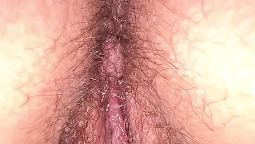 Istri berbulu amatir lagi asik ngentot gaya doggy slowmotion sampai dicrot di dalam - pov