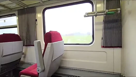 Adrenalin di kereta. Kepergok di toilet
