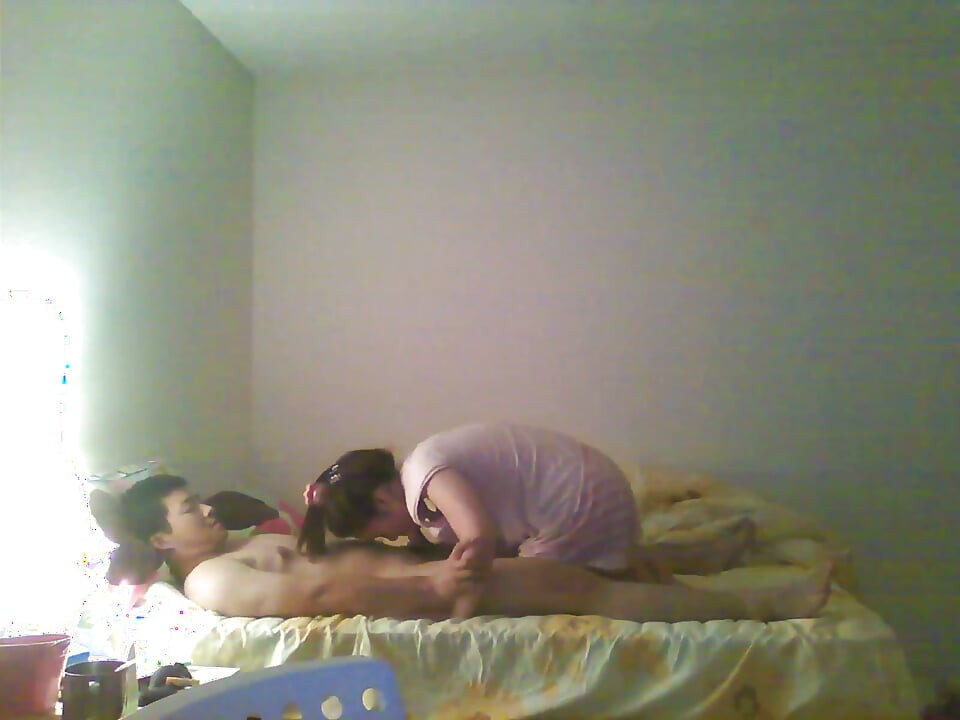 Submissive Chinese Slut Sucks My Dick and Swallows My Cum