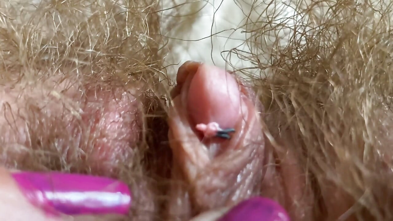 Big clit giantess with model train people extreme close up