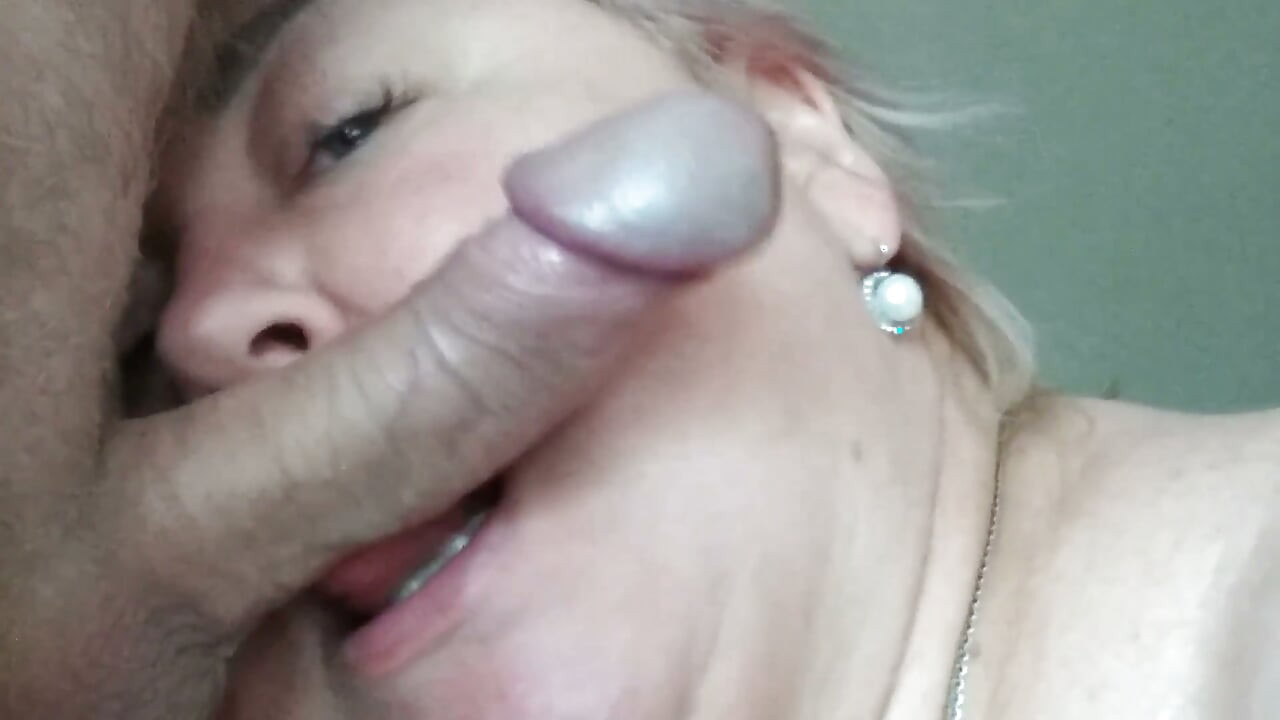 Mother-in-law loves it when I fill her mouth with cum 6