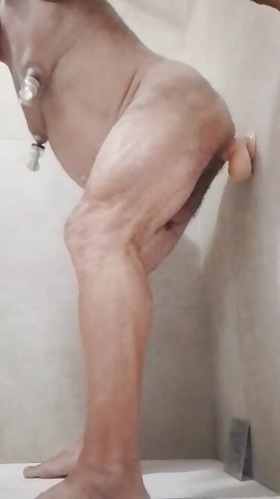 in the shower