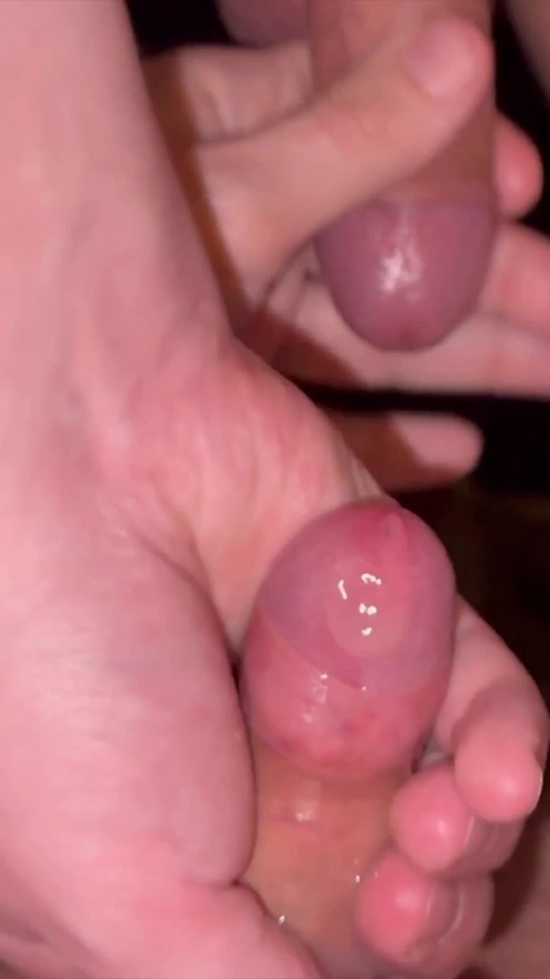 The best cumshots of 2 uncut cocks from the 4th quarter | Clip 1