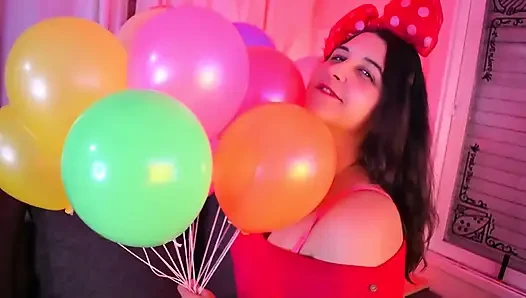 Hot and Fun Helium Balloons Popping - Bunny Looner