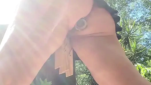 Arka verandada göt tıkacı