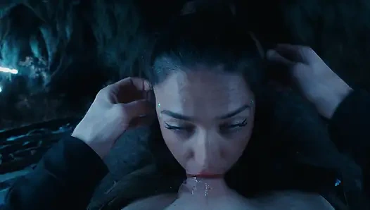 POV ass to mouth under the stars with kinky anal PAWG Nuria Millan