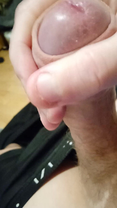 Masturbation of my beautiful and sweet cock - watching gives my stepsister a big thrill  #10
