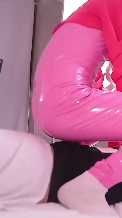 Thrilling moment from "Enjoying cosplay fuck with Alice Latex suit, Goddess of Victory NIKKE Asian Hentai Shemale Femboy"