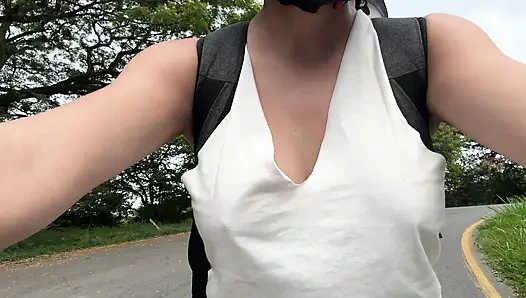 Picking up my stepdad after college to fill her pussy with milk